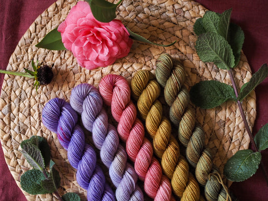 Wisteria Semisolid - 5x20gr minis - Merino sock