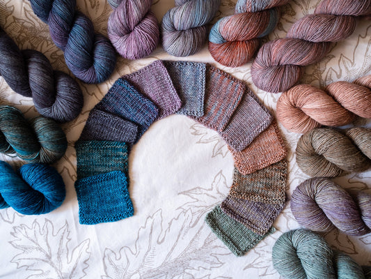 Winter Wonderland - 4 fade set fingering - Cool light