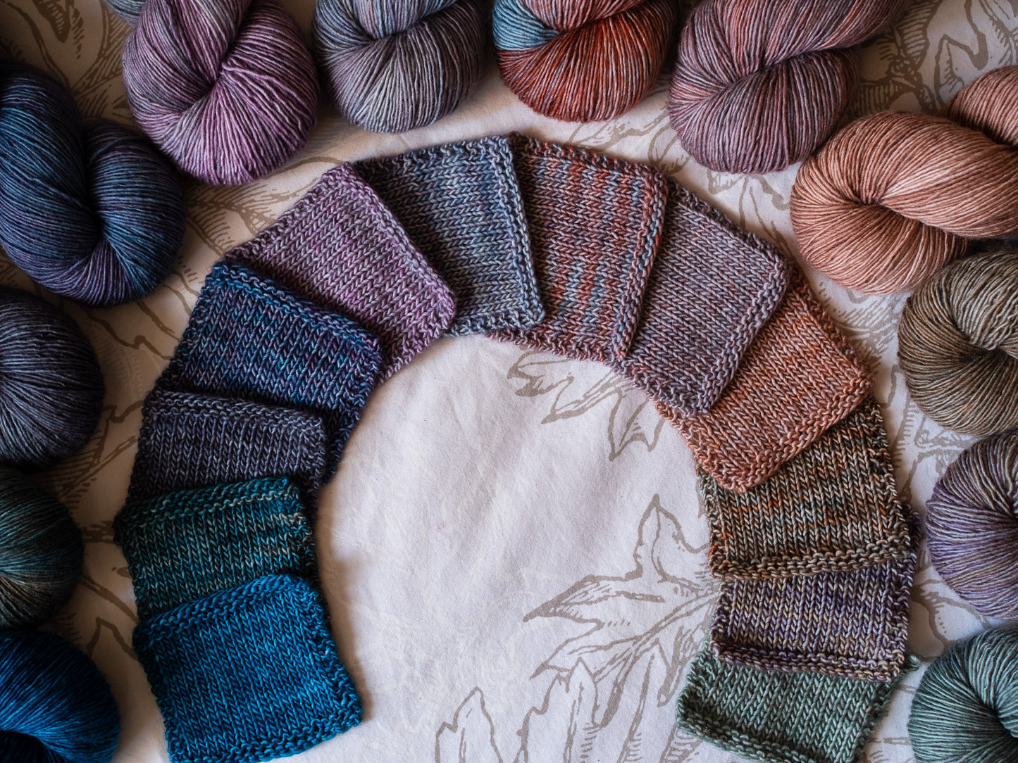 Winter Wonderland - 4 fade set fingering - Cool dark