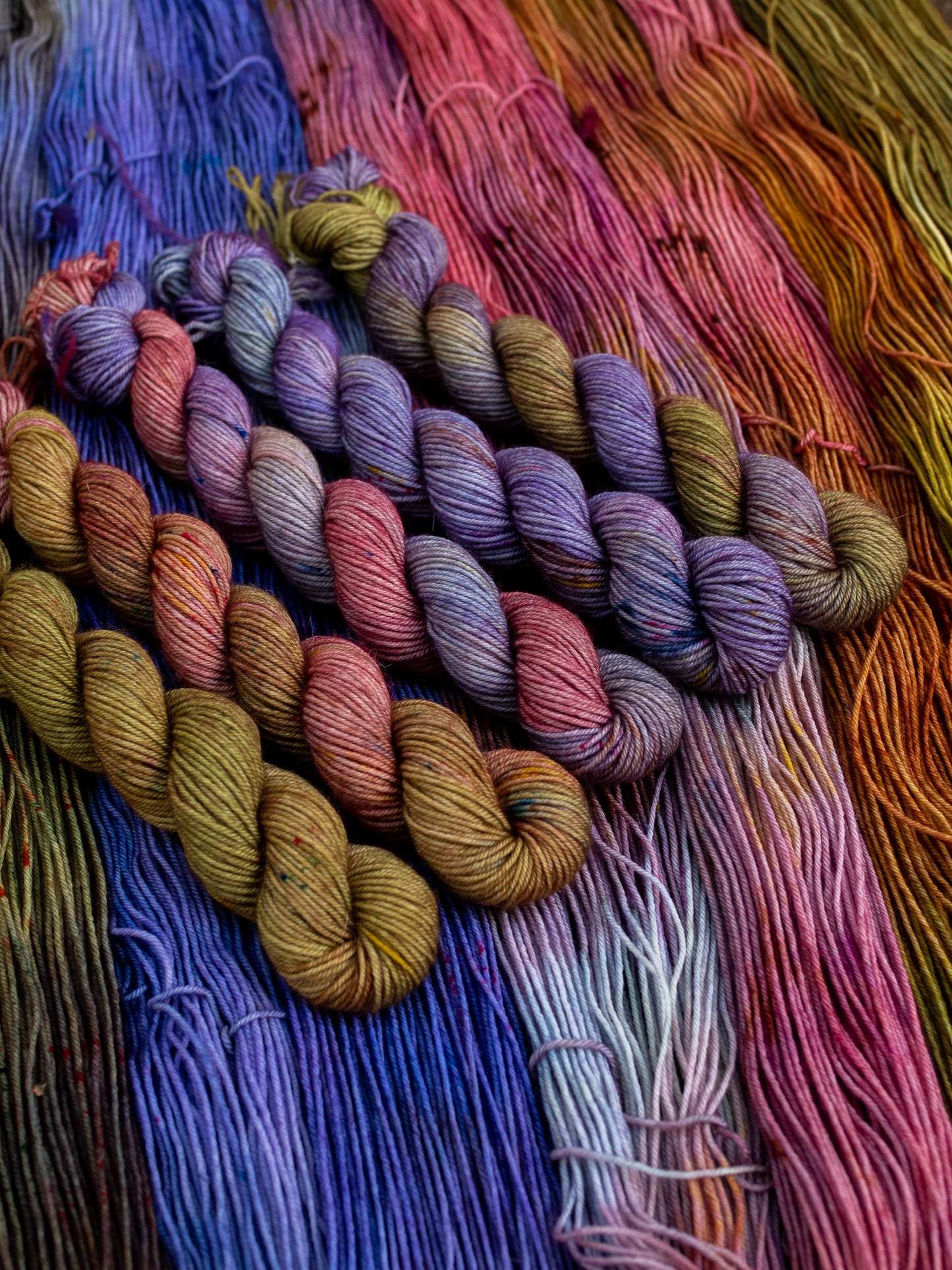 Wisteria Variegated - 5x20gr minis - Merino sock