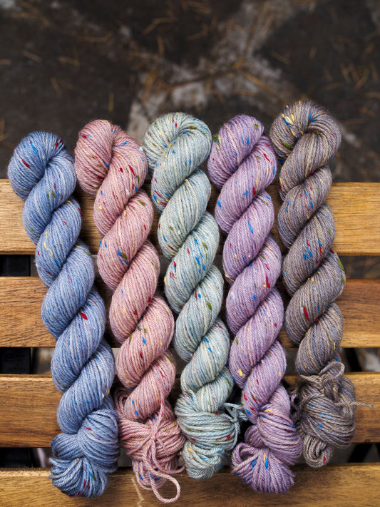 Tweedy - 5x20 gr mini skeins set - fingering