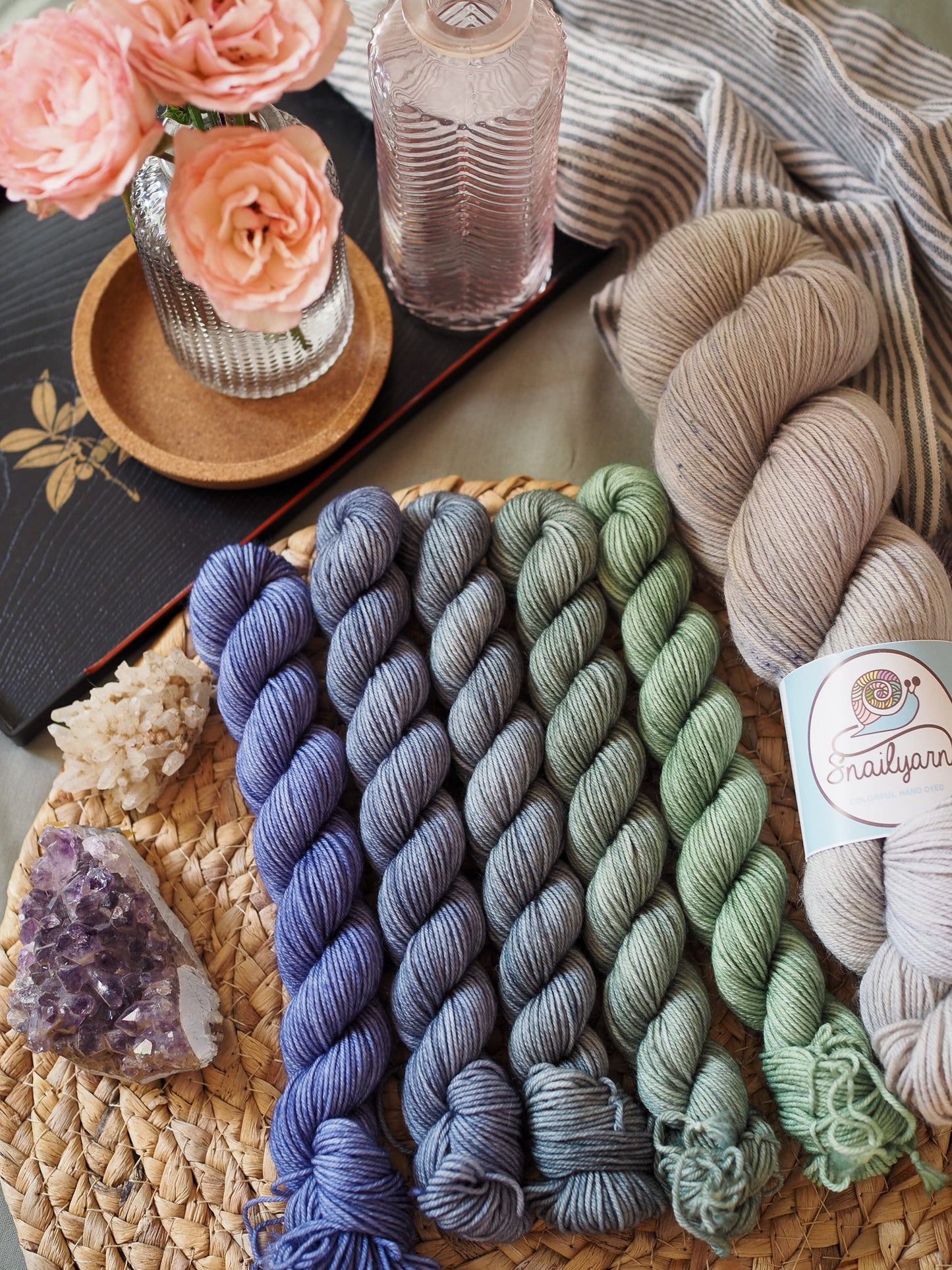 Ajuga - 5x20gr minis skeins set - Merino sock