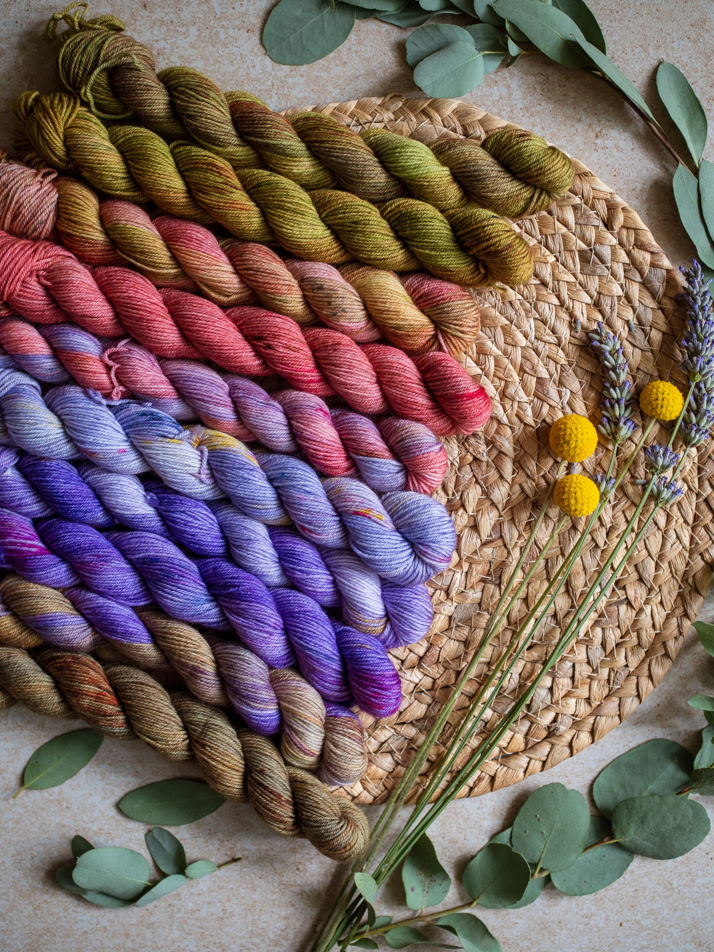 Wisteria Semisolid - 5x20gr minis - Merino sock