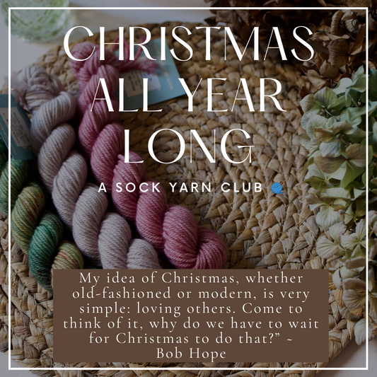 Christmas all year long - Monthly Sock Set Subscription - April