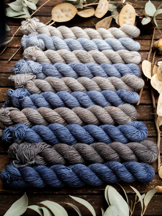 Yarn kit - Kolorblok by Letesknit - dyed to order