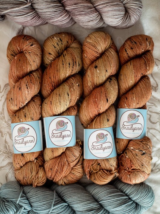 Tweed Merino - fingering weight - 4x100gr - 1600 Meters