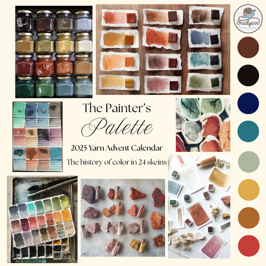 🎨 The Painter's Palette: A Chromatic Journey Through History – 2025 Yarn Advent Calendar