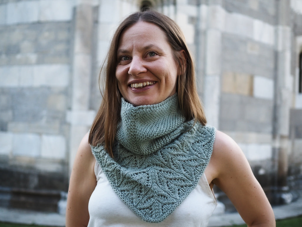 Farnese Cowl by Polka Knits - Dyed-To-Order