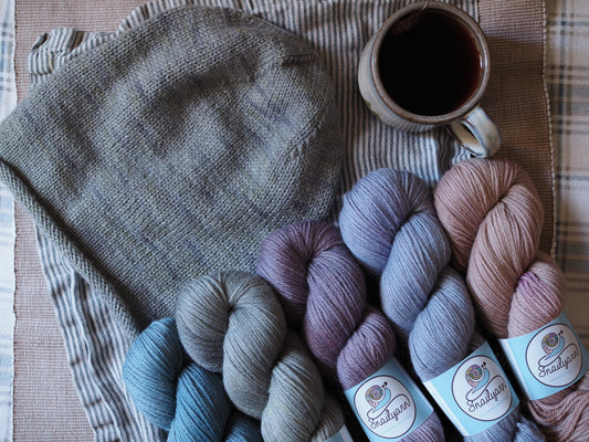Dusty Lavender - Baby Alpaca + Merino DK