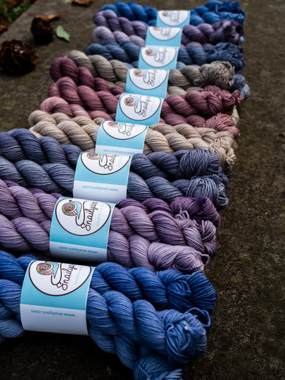 Viola – The Gradient Collection – Hand-dyed Yarn Set (5 Skeins)