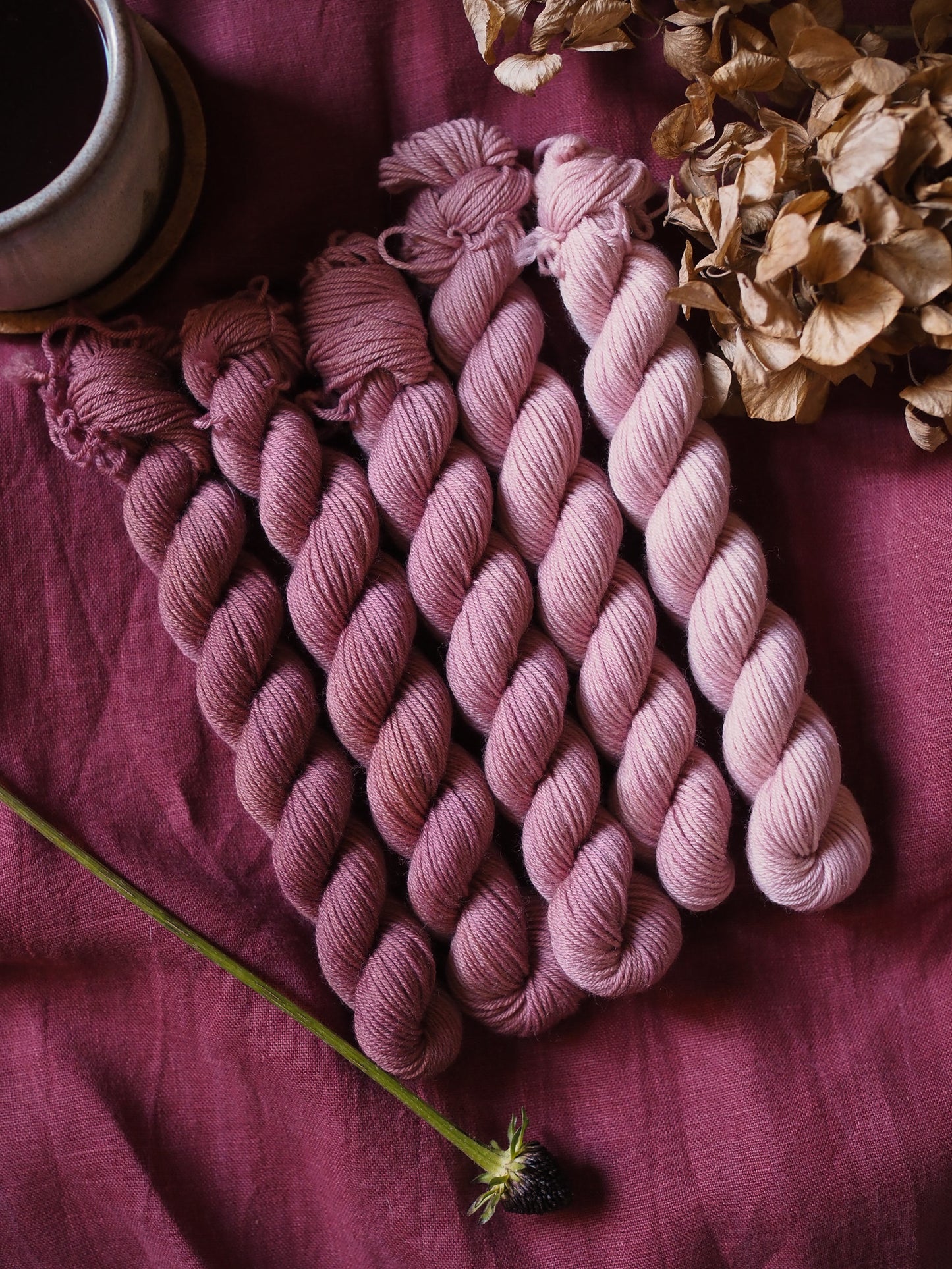 Amarena – The Gradient Collection – Hand-dyed Yarn Set (5 Skeins)