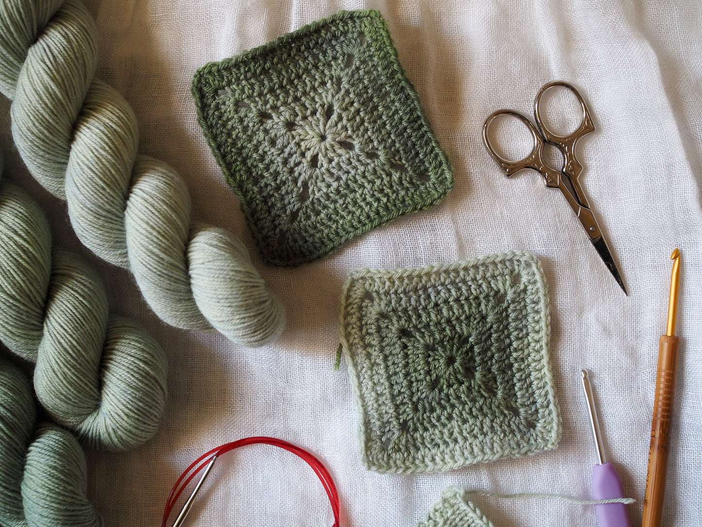 Eucalipto – The Gradient Collection – Hand-dyed Yarn Set (5 Skeins)