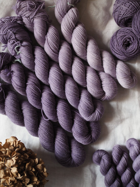 Viola – The Gradient Collection – Hand-dyed Yarn Set (5 Skeins)