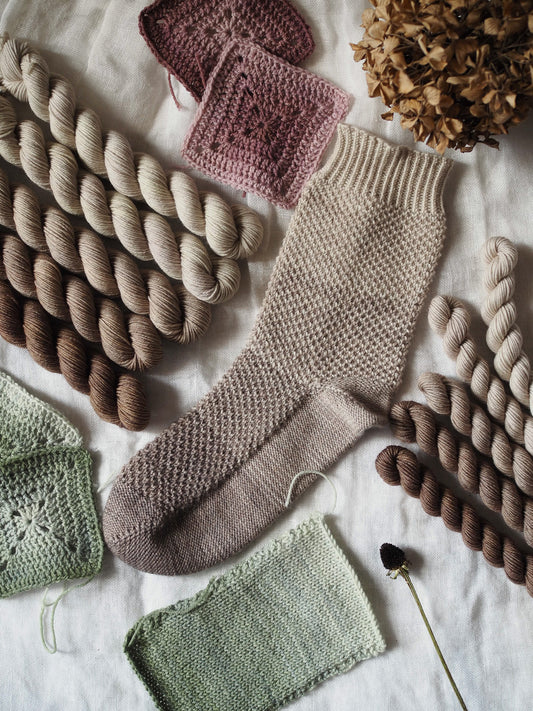 Caffellatte 2.0 – The Gradient Collection – Hand-dyed Yarn Set (5 Skeins)