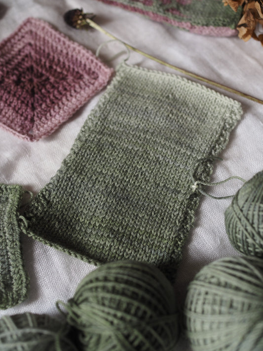 Eucalipto – The Gradient Collection – Hand-dyed Yarn Set (5 Skeins)