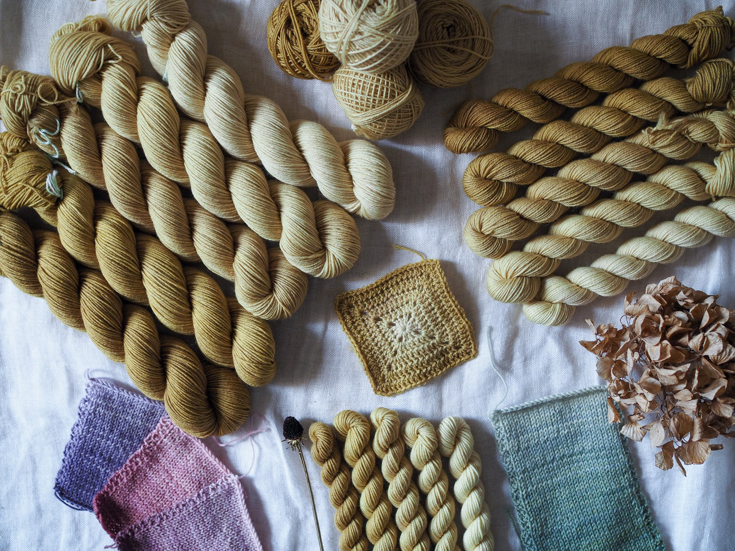 Senape – The Gradient Collection – Hand-dyed Yarn Set (5 Skeins)