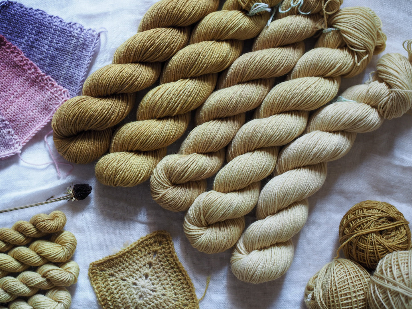 Senape – The Gradient Collection – Hand-dyed Yarn Set (5 Skeins)