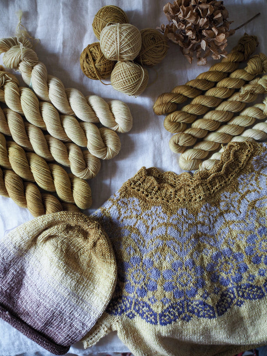 Senape – The Gradient Collection – Hand-dyed Yarn Set (5 Skeins)