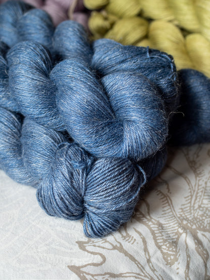 Mirtillo - Baby Alpaca + Silk + Linen - fingering