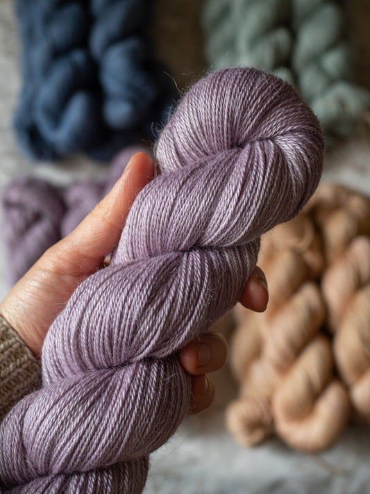 Malva - Baby Alpaca + Silk - fingering