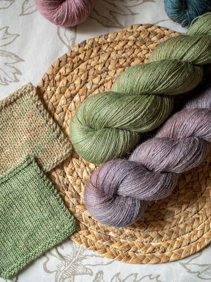 Rosa Antico - Organic Wool + Linen - fingering