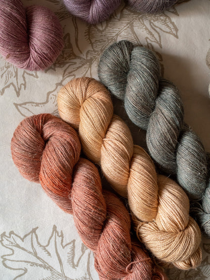 Corteccia - Baby Alpaca + Seta + Lino