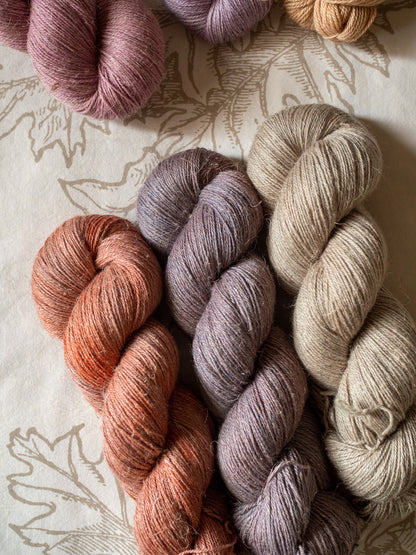 Rosa Antico - Organic Wool + Linen - fingering