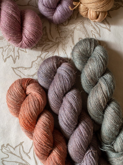 Rosa Antico - Organic Wool + Linen - fingering