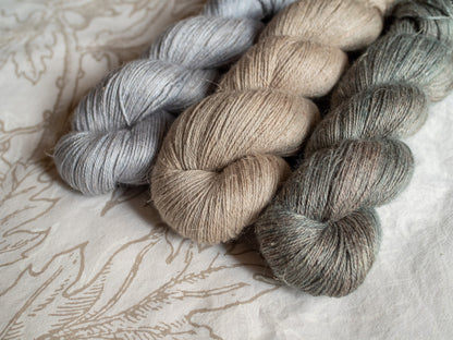 Nuvola - Baby Alpaca + Silk + Linen - fingering