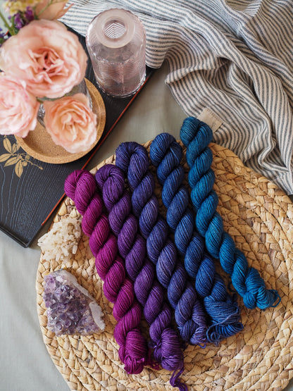 Galaxy - 5x20gr minis skeins set - Merino sock