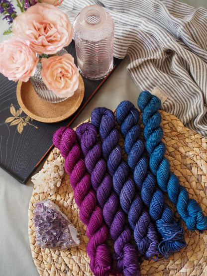 Galaxy - 5x20gr minis skeins set - Merino sock