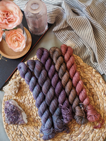 Winter Mist - 5x20gr minis skeins set - sock