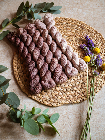 Castagna fade - Collezione The Gradient - 5 mini gomitoli