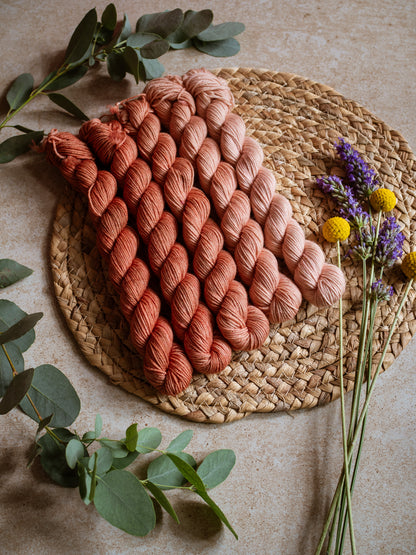 Paprika fade - Collezione Gradient - 5 mini gomitoli