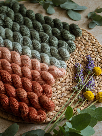 Paprika fade - Collezione Gradient - 5 mini gomitoli