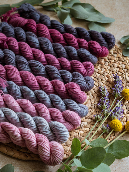 Collezione Gradient - 5x20 gr mini matassine fade - peso DK