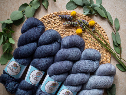 Ardesia fade - 5x100 gr skeins Gradient set