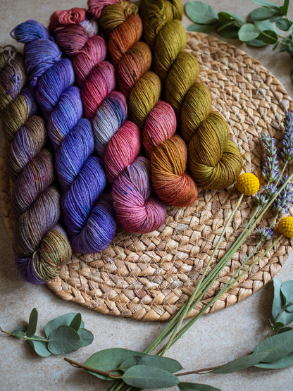 Wisteria Variegated - 5x50gr skeins - Merino fingering