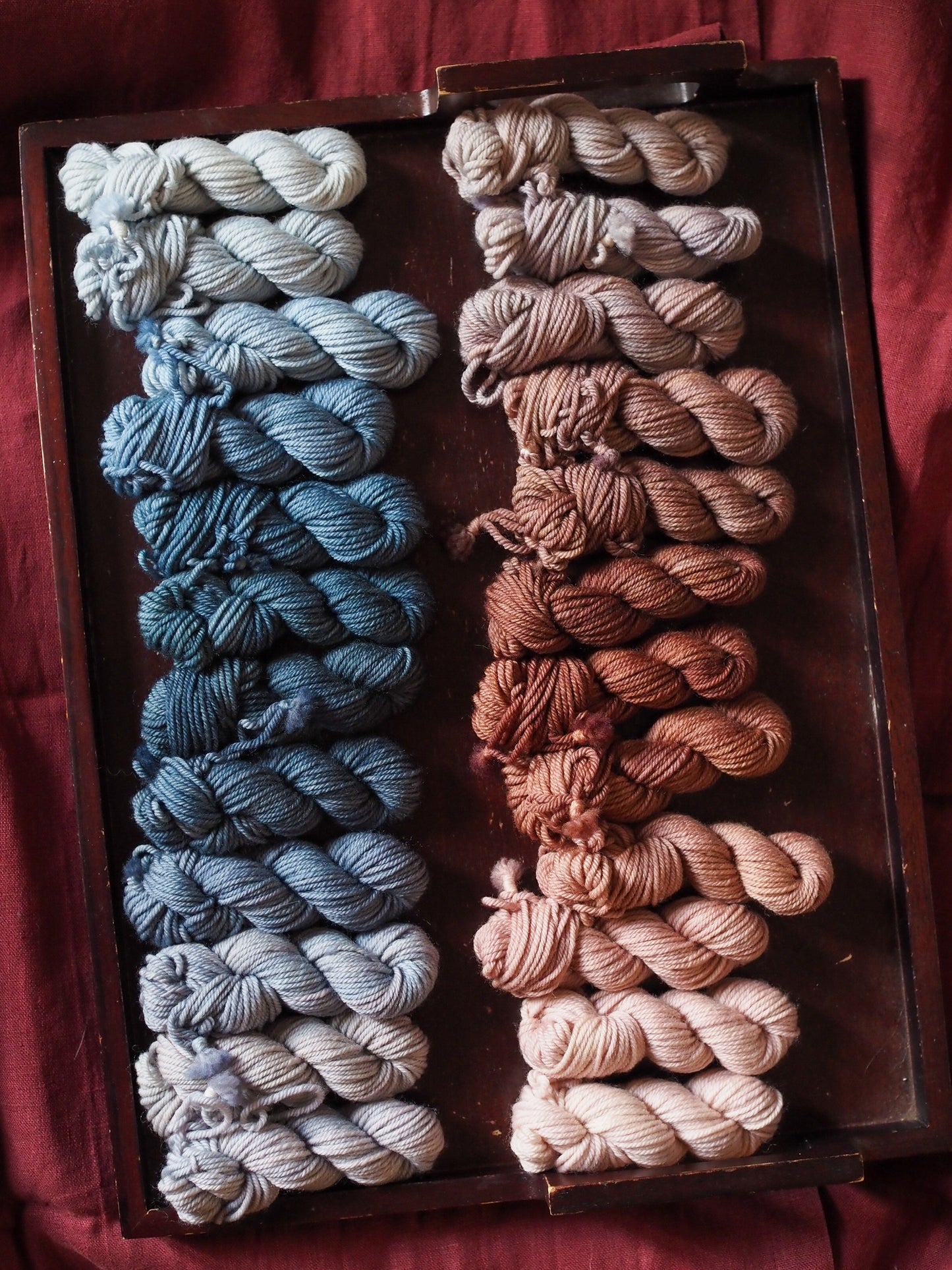 Winter Solstice (2024 Advent) - 24 mini skeins set - dyed-to-order