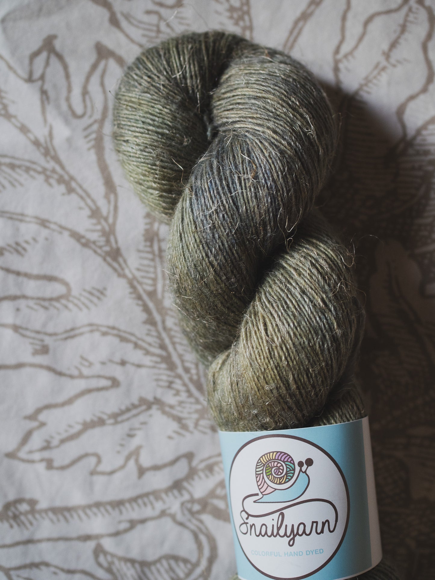 Olive - Organic Wool + Linen - Single