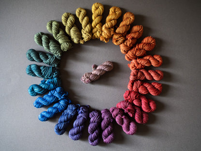 The Color Wheel (2023 Advent) - 25 mini skeins set - dyed-to-order
