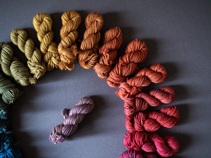 The Color Wheel (2023 Advent) - 25 mini skeins set - dyed-to-order