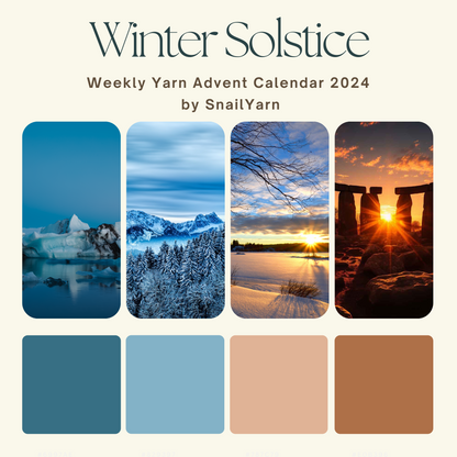 "Solstizio d'inverno" - Calendario dell'avvento del filato 2024 - Settimanale