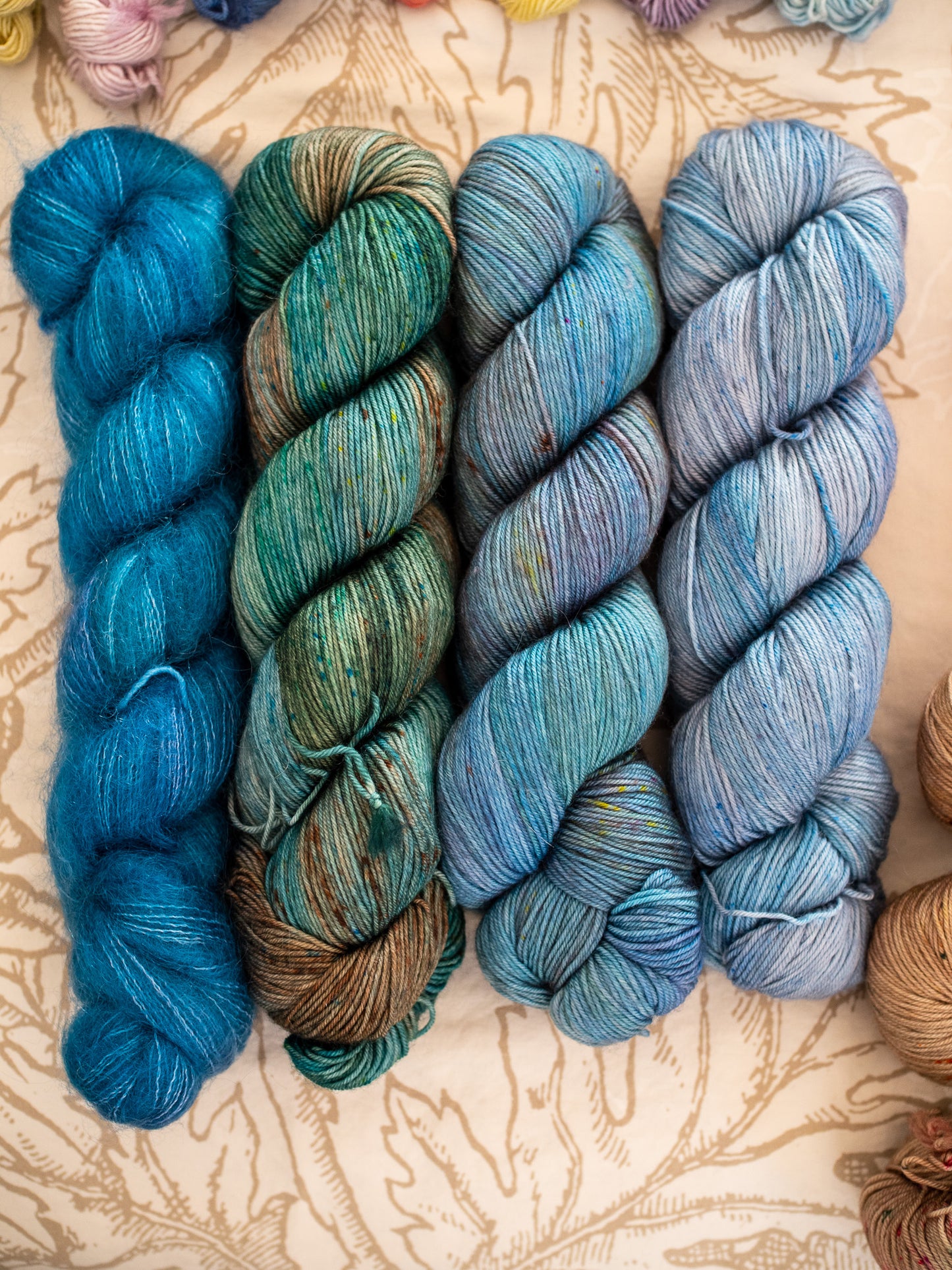 Shawl/Sweater Fade Bundle 21 - Blue lover - Fingering/Lace weight - 1625 Meters