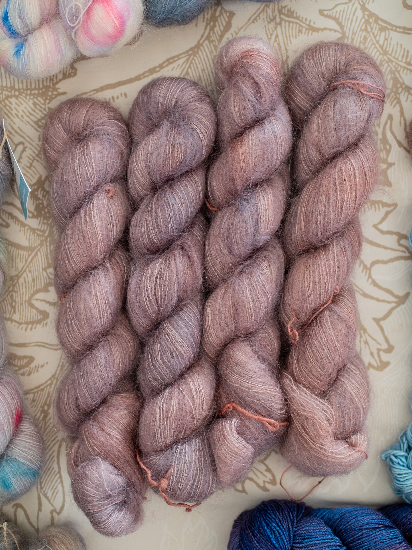 Individual skeins - Mohair + Silk lace weight - 420 Meters