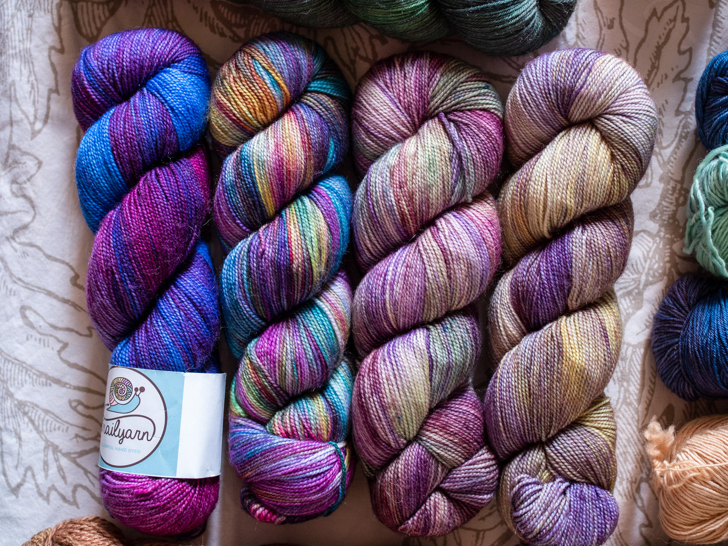 Shawl/Sweater Fade Bundle 20 - Purple lover - Fingering weight - 1460 Meters